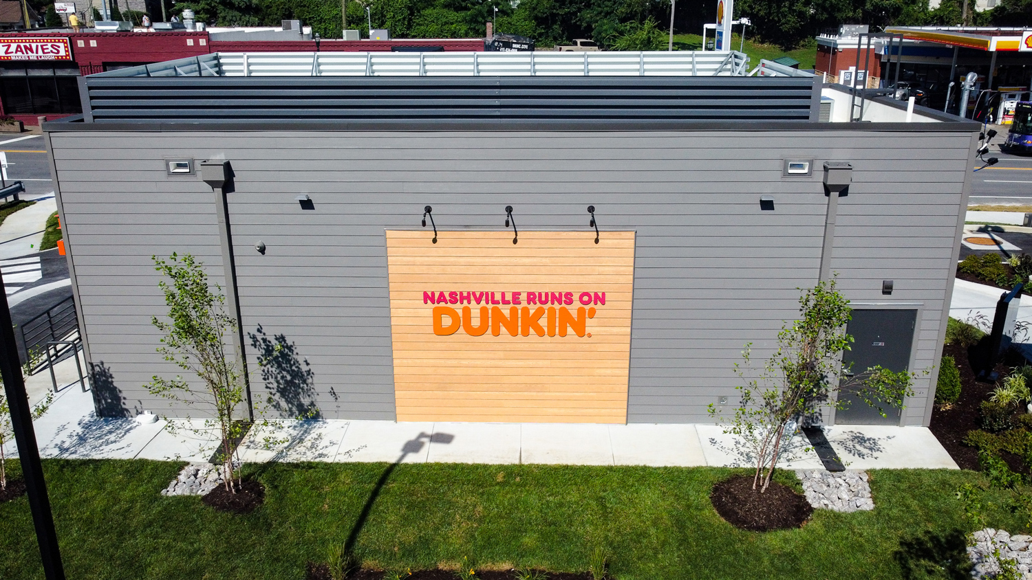 Dunkin - LOT SIDE DRONE
