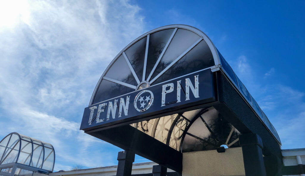Exterior of Tenn Pin Bowling Alley