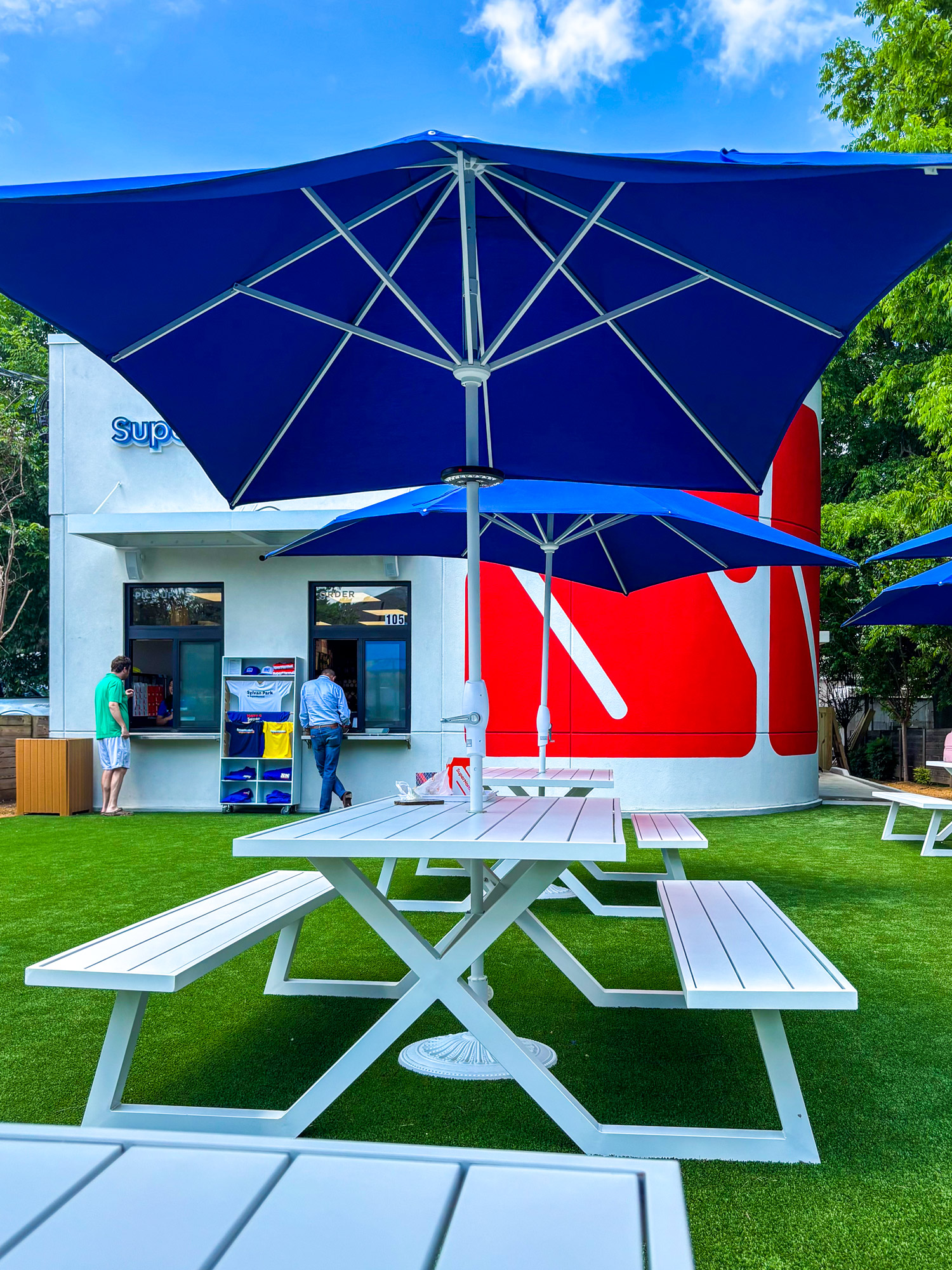 Exterior shot of SuperNormal in Sylvan Park, Nashville.