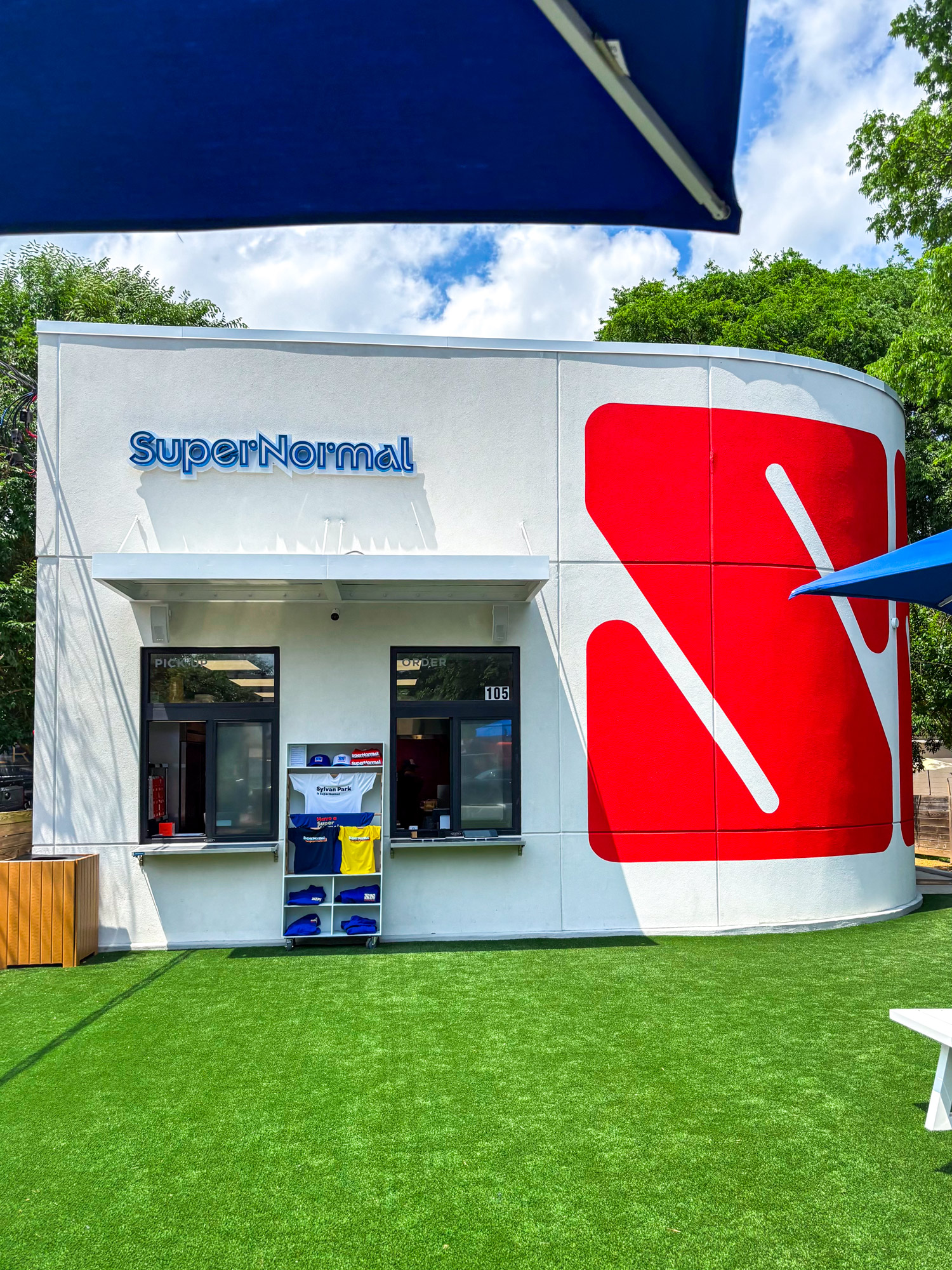 Exterior shot of SuperNormal in Sylvan Park, Nashville.