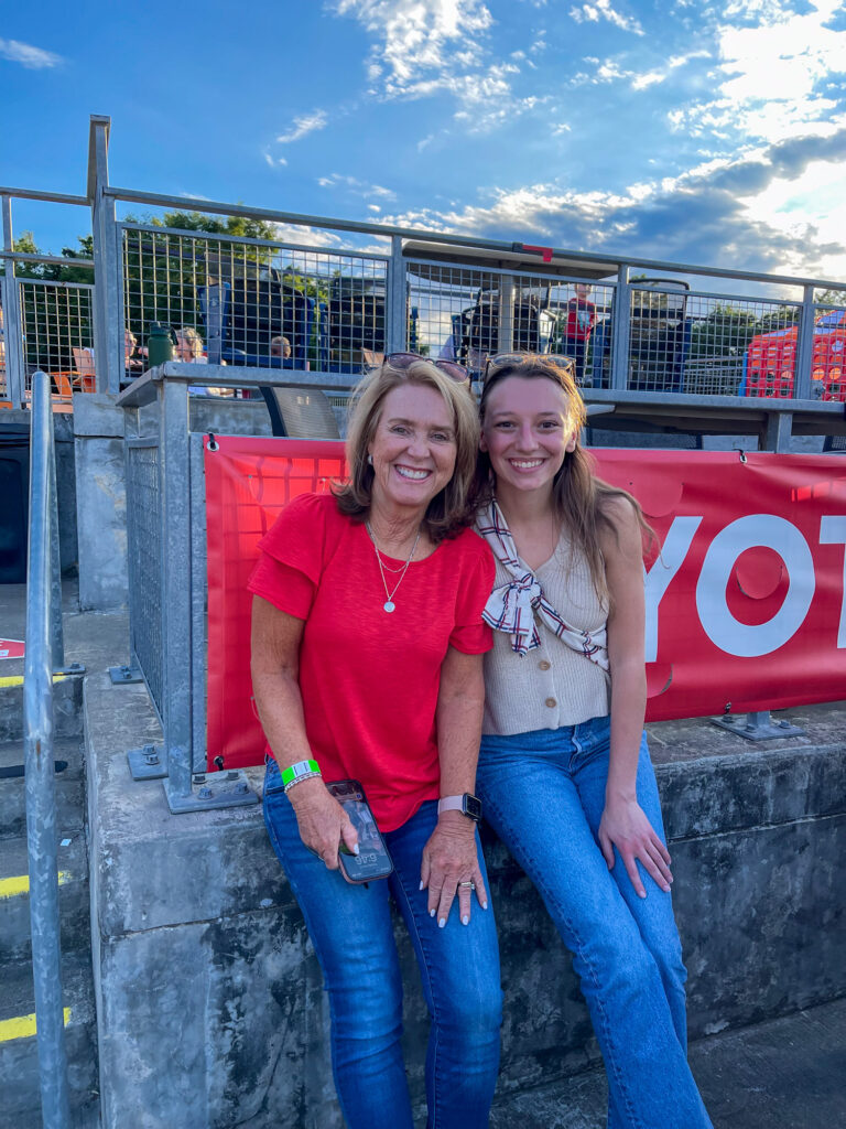 Team members bonding at the Sounds Game in Nashville.