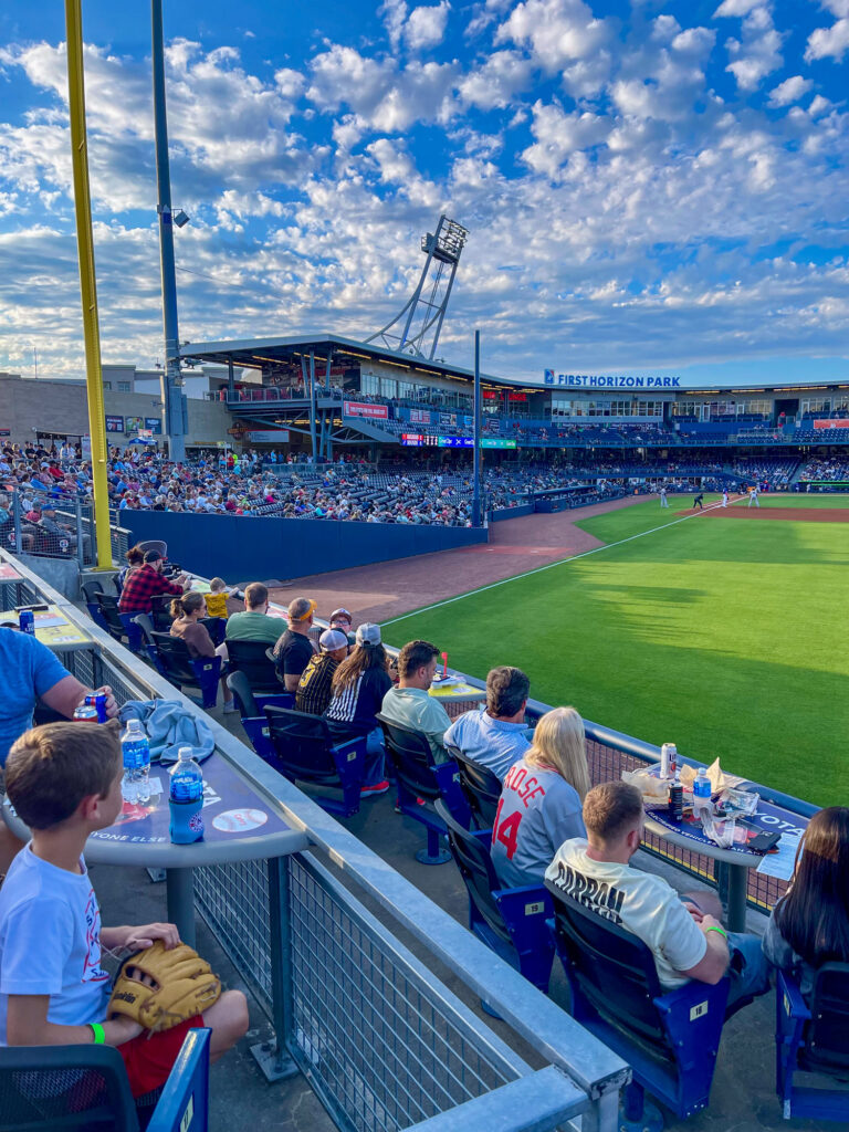 Team outing at the Sounds Game in Nashville.
