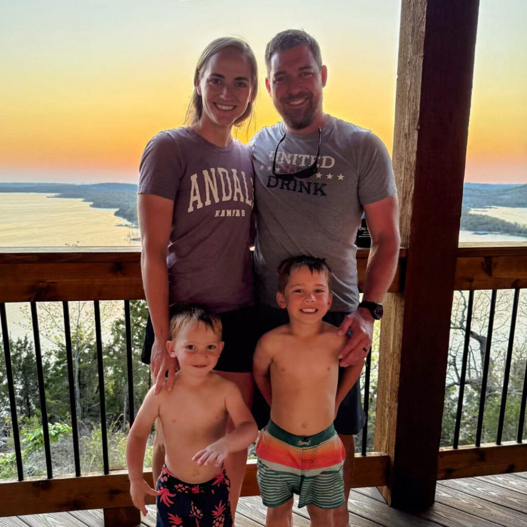 Ben Setlock enjoying a vacation, showcasing his love for the outdoors with his family.