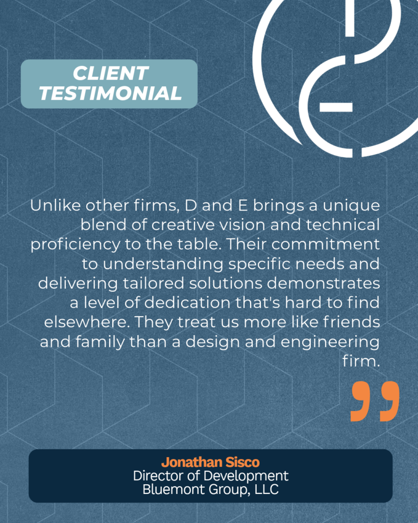 Creative graphic of a client testimonial quote.