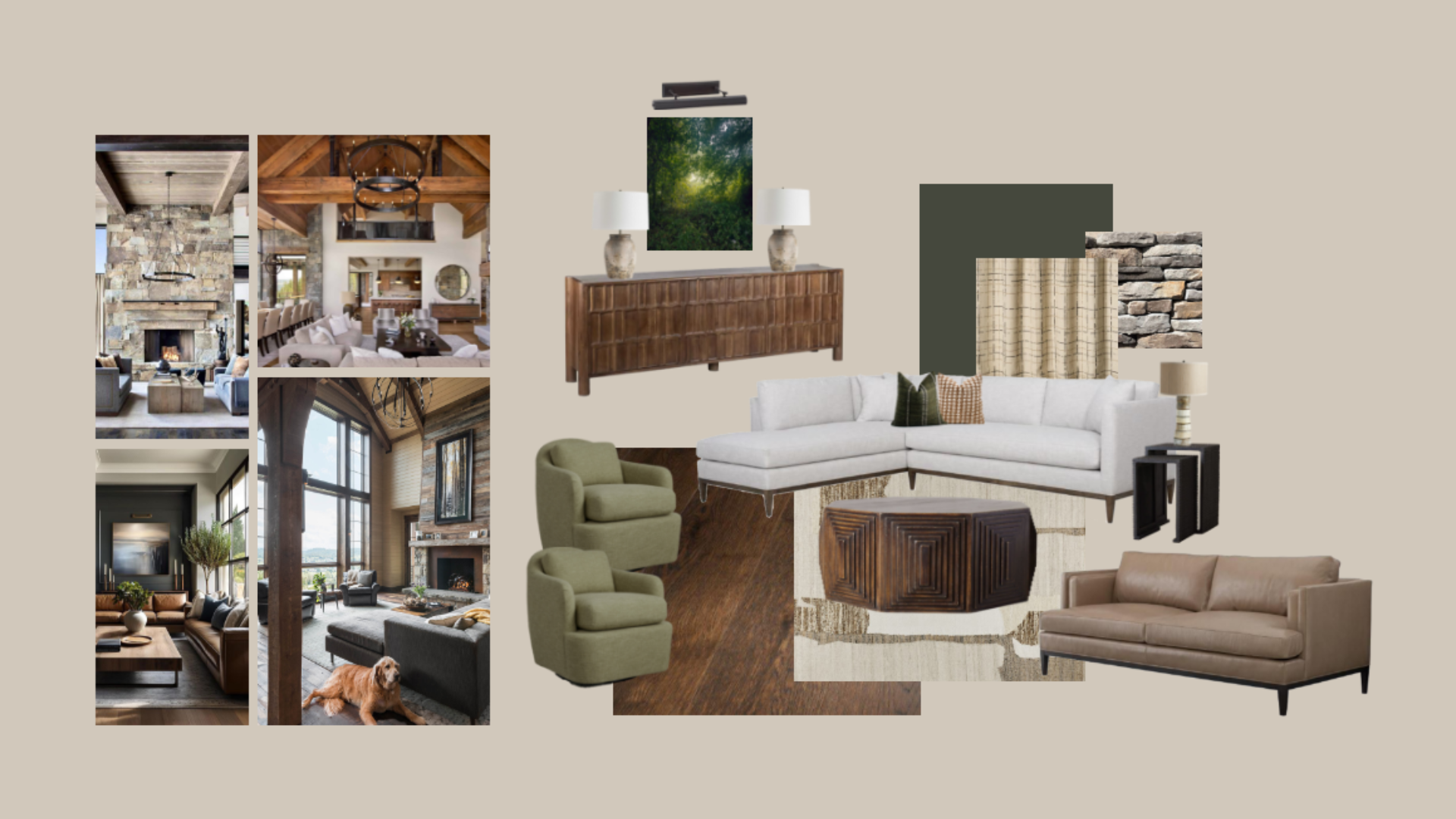 Mood Board: Rural Retreat