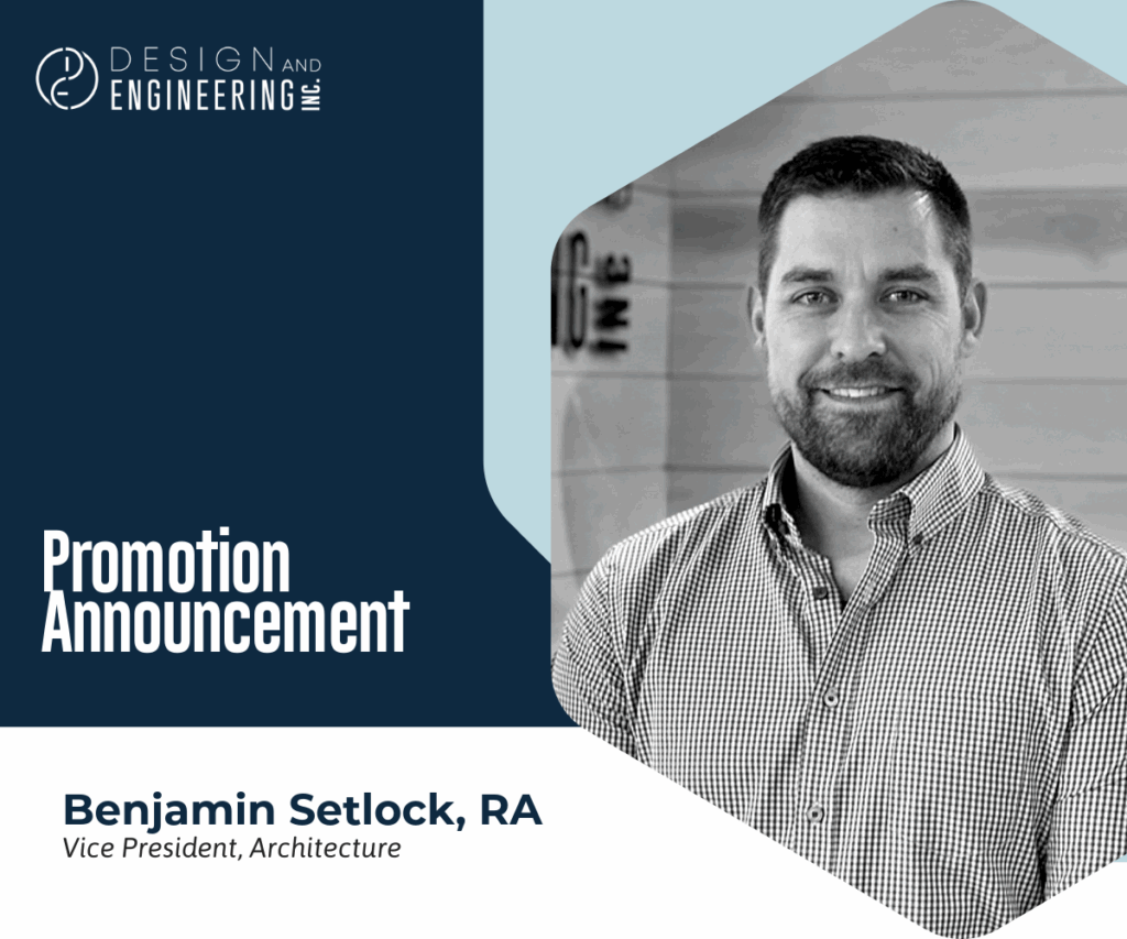 Promotion Announcement - Benjamin Setlock Architecture - Nashville Promotion Announcement - Benjamin Setlock Architecture - Nashville